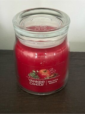 Yankee Candle Red Holiday Jar Candle. 13 oz.